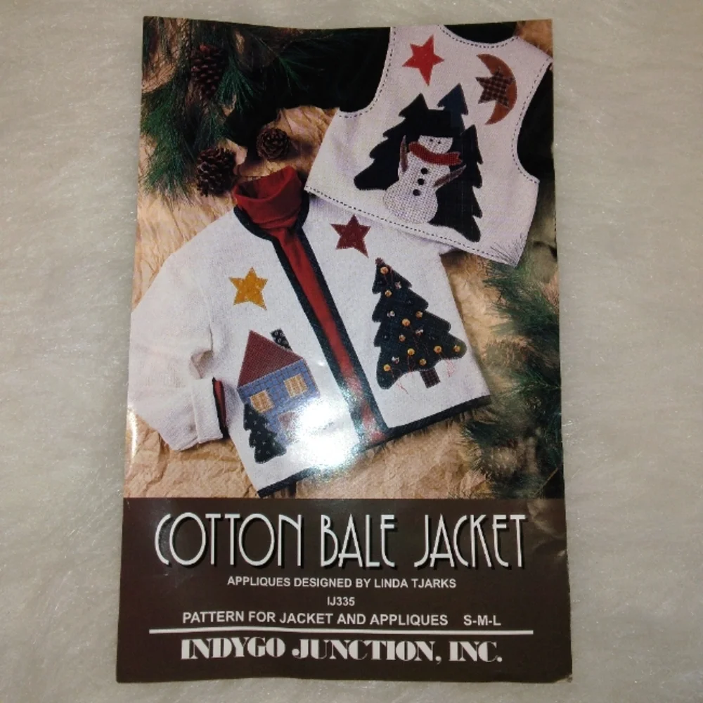 Indigo Junction Cotton Bale Jacket with appliques Size S-M-L
